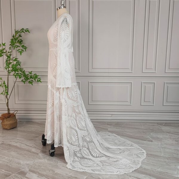 ai-edited-1776339285177-9 Desert Romance Fringe Lace Wedding Dress