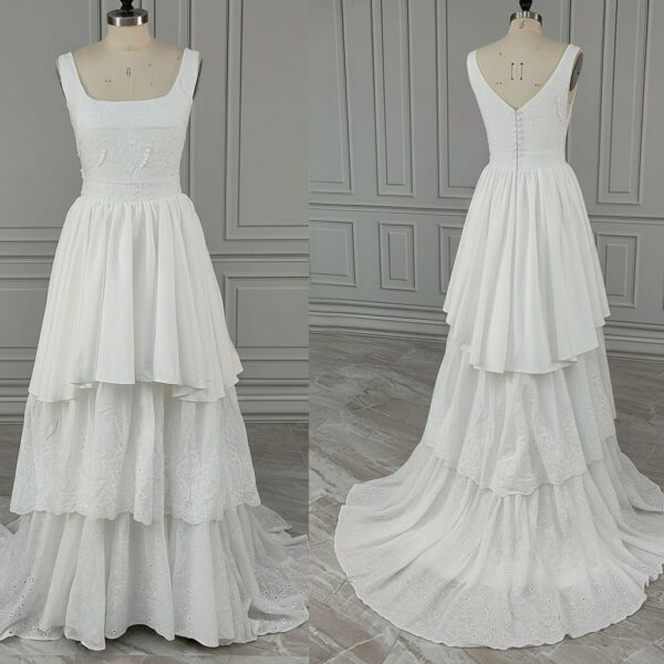 ai-edited-1776599937908-3 Vintage Broderie Anglaise Wedding Dress with Tiered Eyelet Lace Skirt