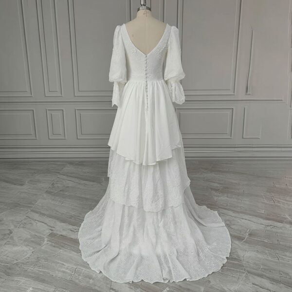ai-edited-1776599943376-7 Vintage Broderie Anglaise Wedding Dress with Tiered Eyelet Lace Skirt