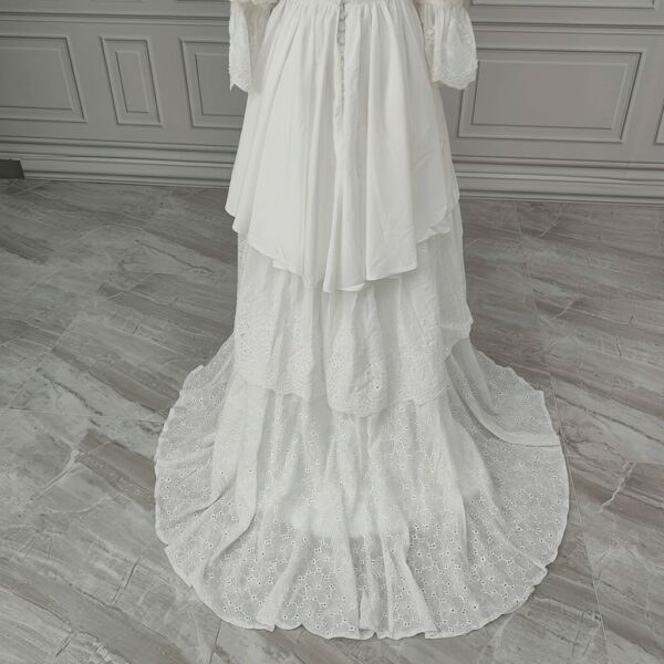ai-edited-1776599944465-8 Vintage Broderie Anglaise Wedding Dress with Tiered Eyelet Lace Skirt