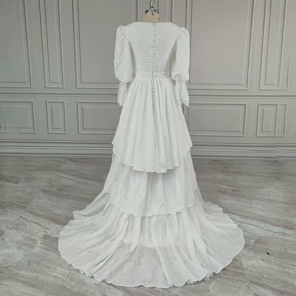 ai-edited-1776599951231-14 Vintage Broderie Anglaise Wedding Dress with Tiered Eyelet Lace Skirt