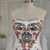 Floral Embroidered Sweetheart Dress Floral Embroidered Sweetheart Dress