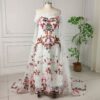 Floral Embroidered White Gown Floral Embroidered White Gown