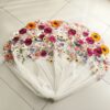 Multicolor Floral Embroidered Veil Multicolor Floral Embroidered Veil