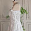 White Floral Lace Gown