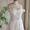 White Lace Off Shoulder Gown