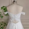 White Lace Off Shoulder Gown
