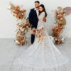 Wildflower Bride's Dream Boho Long Sleeve Wedding Dress — customer photo