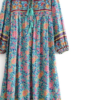 S53006f68d07a4bfb90e1d7b604579dbf9-webp Wilderness Boho Floral Bohemian Dress with Tassels and Tie-Front