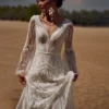 Sierra Dream Tassel Bell Sleeve Wedding Dress