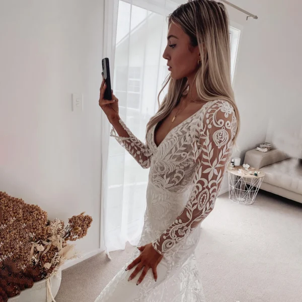 S9d024bd316554962b1e23e28d830090ef.webp Ever After Elegance Boho Wedding Dress