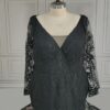 Black Floral Lace Gown Black Floral Lace Gown