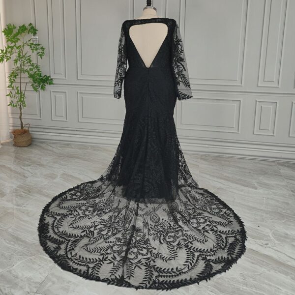 Black Lace Mermaid Gown Black Lace Mermaid Gown
