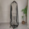Black Tassel Trim Veil