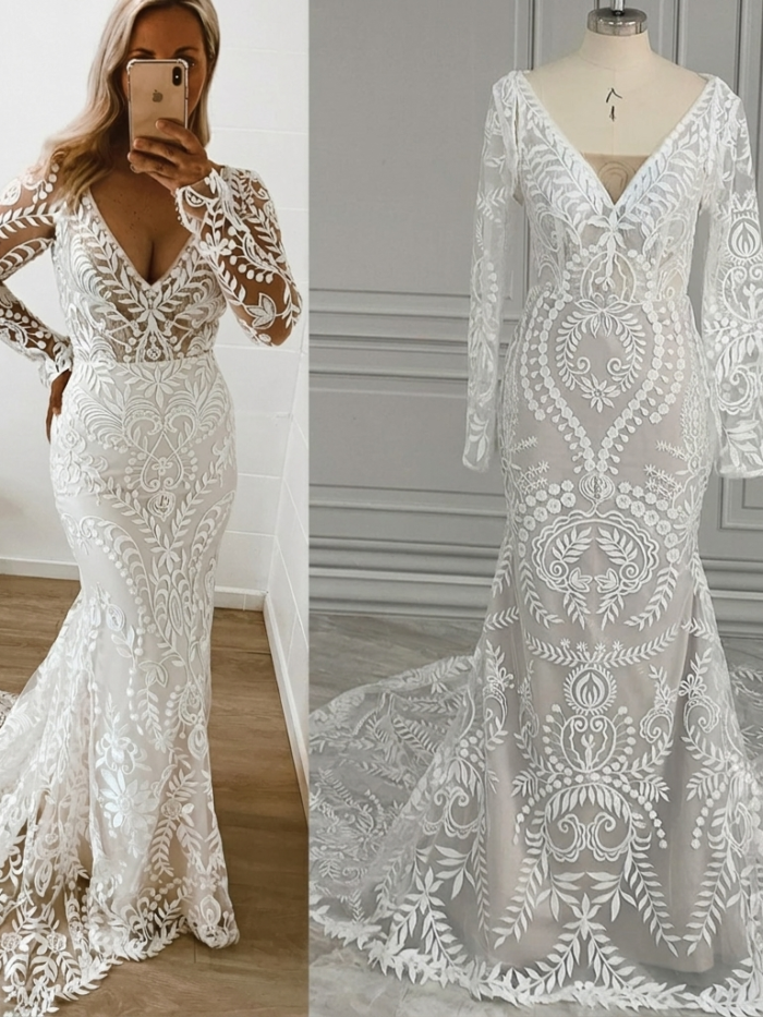 boho wedding dress Ever After Elegance Boho Wedding Dress