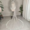 Ivory Tassel Fringe Bridal Veil