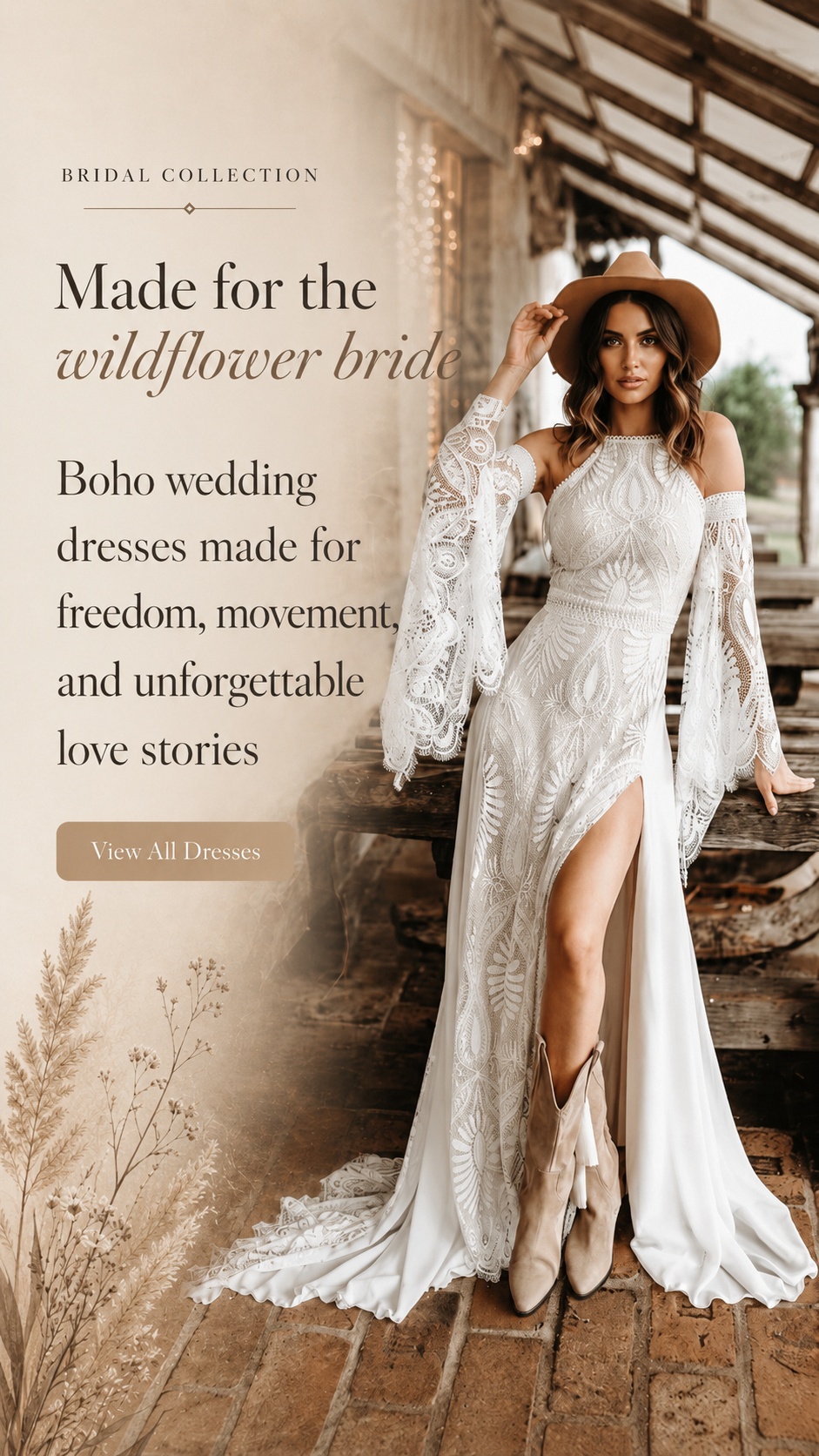Boho Bridal Dresses