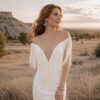 Wild West Romance Fringe Wedding Dress