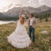 Wild West Romance Fringe Wedding Dress