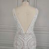 White Floral Lace Backless Dress White Floral Lace Backless Dress
