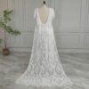 White Fringe Lace Maxi Dress White Fringe Lace Maxi Dress