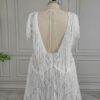 White Lace Fringe Backless Dress White Lace Fringe Backless Dress