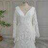 White Lace Tassel Boho Dress
