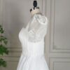 White Puff Sleeve Gown