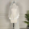 White Tassel Fringe Veil
