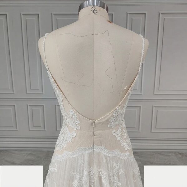 Open Back Lace Bridal Gown Open Back Lace Bridal Gown