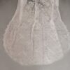 White Floral Lace Veil