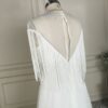 White Fringe Wedding Dress