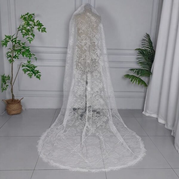 White Lace Bridal Veil