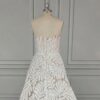 White Leaf Lace Strapless Dress White Leaf Lace Strapless Dress