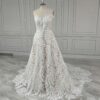 White Leaf Lace Wedding Gown White Leaf Lace Wedding Gown