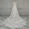 White Leaf Lace Wedding Gown White Leaf Lace Wedding Gown