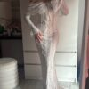 The Golden Hour Gown — Off Shoulder Lace Wedding Dress with Bell Sleeves — customer review photo