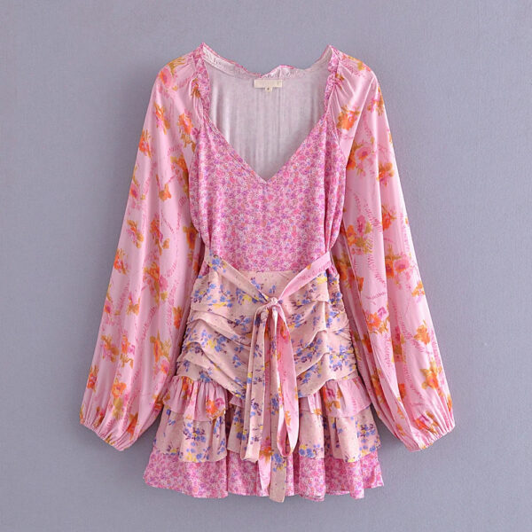 Pink Elegant Boho Dress