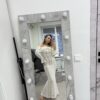 The Golden Hour Gown — Off Shoulder Lace Wedding Dress with Bell Sleeves — customer review photo