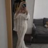 The Golden Hour Gown — Off Shoulder Lace Wedding Dress with Bell Sleeves — customer review photo