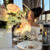 The Golden Hour Gown — Off Shoulder Lace Wedding Dress with Bell Sleeves — customer review photo