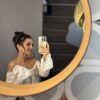 The Golden Hour Gown — Off Shoulder Lace Wedding Dress with Bell Sleeves — customer review photo