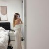 The Golden Hour Gown — Off Shoulder Lace Wedding Dress with Bell Sleeves — customer review photo