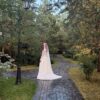 Sevilla Mantilla Lace Wedding Veil – Ivory Cathedral Veil with Floral Eyelash Lace — customer review photo