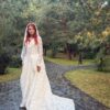 Sevilla Mantilla Lace Wedding Veil – Ivory Cathedral Veil with Floral Eyelash Lace — customer review photo