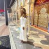 The Golden Hour Gown — Off Shoulder Lace Wedding Dress with Bell Sleeves — customer review photo