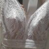 Sandstone Serenade Boho Lace Wedding Dress with Bell Sleeves and Open Back — customer review photo