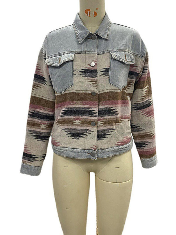 Spirit and Rebel Boho Denim Jacket
