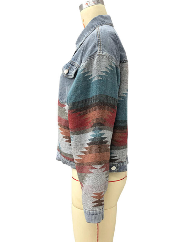 Spirit and Rebel Boho Denim Jacket