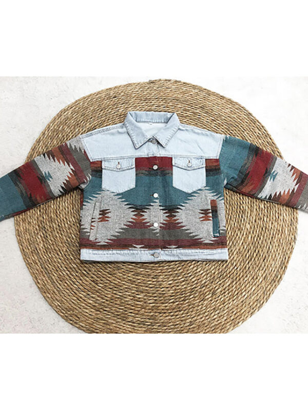 Spirit and Rebel Boho Denim Jacket